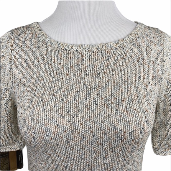 BCBGeneration Cream Tuxedo Hem Sweater - Picture 2 of 11